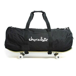 Chocolate Skateboards ( chocolate ) duffel bag travel bag Chunk Skate Carrier Duffel Bag Backpack Black skateboard SK8