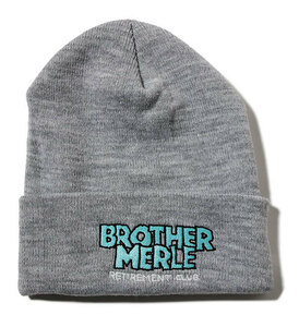 Brother Merle (ブラザーマール) ニットキャップ ビーニー Men's Knit Beanie Norm in Hawaii Heather Grey スケボー SKATE