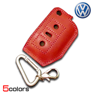 GOLF4 ニュービートル 6DEGREES ORIGINAL KEYCASE RED （キーケース）フォルクスワーゲン VW車 リモコン キーレス