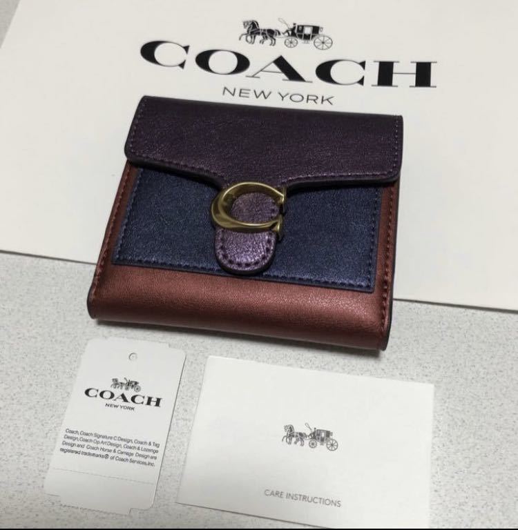 COACH コーチ 27252 クロスグレインレザー スモールウォレット カラー