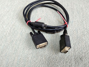 【中古】NEC PC98用 モニターケーブル 70cm D-Sub15pin オス + D-Sub15pin オス