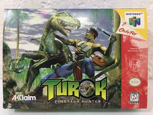 ★☆カ002 N64 海外版 ニンテンドー64 ソフト TUROK DINOSAUR HUNTER 時空戦士テュロック☆★