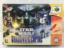 ★☆カ004 N64 海外版 ニンテンドー64 ソフト STAR WARS SHADOWS OF THE EMPIRE スター・ウォーズ 帝国の影☆★_画像1