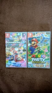 マリオカート8デラックス、マリオパーティースーパースターズ ニンテンドースイッチソフトセット 、送料無料