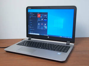 HP ProBook 450 G3《Core i5-6200U 2.30GHz / 4GB / HDD 500GB / カメラ/ Wi-Fi / Win 10 Pro 64bit 》 15型 ノート PC パソコン [14251]