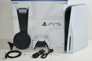 25Ldd 【中古品】 SONY PlayStation5 CFI-1000A ディスクドライブ搭載モデル ソニー PS5 プレステ プレイステーション 本体 コントローラー