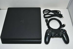 25Mdd【中古品】PS4 CUH-2100A 500GB 本体 ジェットブラック　プレイステーション4 Ver.9.04 初期化済