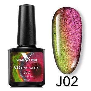 最新ジェル!VENALISA 9D GALAXYキャッツアイ ジェル#J02