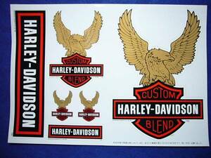 非売品 ハーレーダビッドソン カスタムブレンド タバコ ステッカー デカール ハーレー ノベルティ 当時物 HARLEY DAVIDSON TOBACCO DECAL