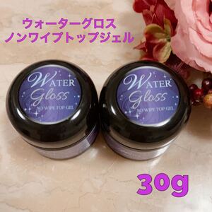 ウォーターグロス ノンワイプトップジェル 30g