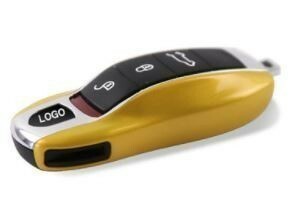 * Немедленная доставка * Porsche Macan Cayenne Smart Key 2 шт. Сменная крышка для ключей (жемчужно-желтый)