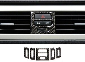 BMW 3シリーズ E90 E92 E93 センターパネル エアコン吹き出し口カバー インテリア カーボン