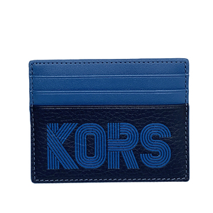 【送料無料】 MICHAEL KORS マイケルコース メンズ TALL CARD CASE BLUE　カードケース　アウトレット