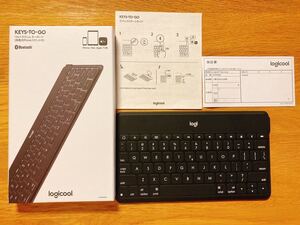 KEYS-TO-GO ロジクール ウルトラスリムキーボード(脱着iPhoneスタンド付)
