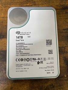 Seagate Exos X16シリーズ 3.5インチ内蔵HDD 14TB SATA 6.0Gb/s 7200rpm256MB