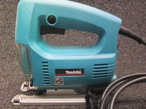 【美品】マキタ makita ジグソー 4323 無段変速 18mm 100V 50/60Hz 400W 電気のこぎり 電ノコ 木材 軟鋼材 切断 アルミベース 