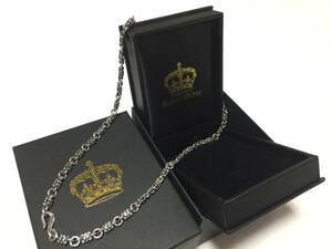 【ROYAL ORDER】本物・極美品・稀少 ロイヤルオーダー C-CHAIN Choker 20inch 50.8cm 35g程 SN05 定価:86,900円 SV925 タイニーCチェーン