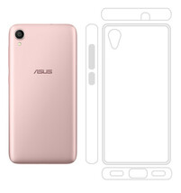 ZenFone Live L1 ZA550KL (5.5インチ) 透明 ソフト TPU ケース_画像1