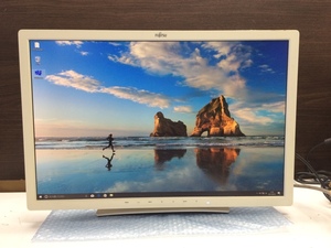 FUJITSU B24W-7 LED 液晶モニターVL-B24W-7「DY24W-7」24inch / 1920x1200/DP,DVI,VGA端子　黄ばみ　同梱不可　複数