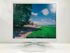 IO-DATA フリッカーレス 19型スクエア液晶ディスプレイ LCD-AD192SEDW 中古　黄ばみ