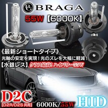 CX-7.MPV/55Ｗ・6000K/D2C・D2R.D2S共用 タイプ2/純正交換HIDバルブ2個セット_画像2