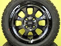 S3243 新品 マッドクロス グレイス 4.5J +45 ブラッククリア 155/65R14 ジオランダー X-AT G016 スペーシア ギア ウェイク MADCROSS GRACE_画像2