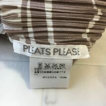 美品　PLEATS PLEASE プリーツプリーズ　レアプリント　チュニック　ノースリーブ　送料無料　【1円スタート】_画像5