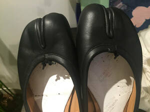  Maison Margiela Tabi メゾンマルジェラ 本物 タビ 　サイズ３６　黒　靴　パンプス　シンプル　可愛い　足袋