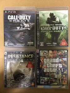 PS3ソフト 4点セット 中古品
