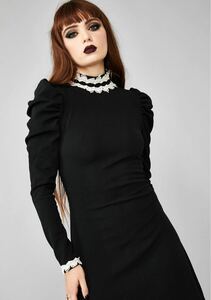 DOLLSKILL ワンピース　量産型　ゴスロリ　レース　パフスリーブ