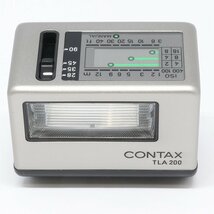 未使用品 CONTAX コンタックス TLA200 エレクトロニックス フラッシュ ストロボ （質屋 藤千商店）_画像2