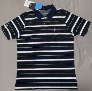  including carriage *16500 jpy * Munsingwear wear deer. . border polo-shirt with short sleeves MGMRJA18*M