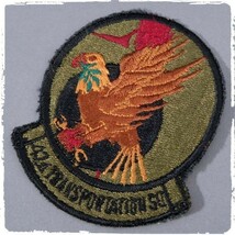 WN41 USAF アメリカ空軍 第42輸送飛行隊 42nd Transportation Squadron ミリタリー ワッペン パッチ エンブレム 部隊章 記章_画像1