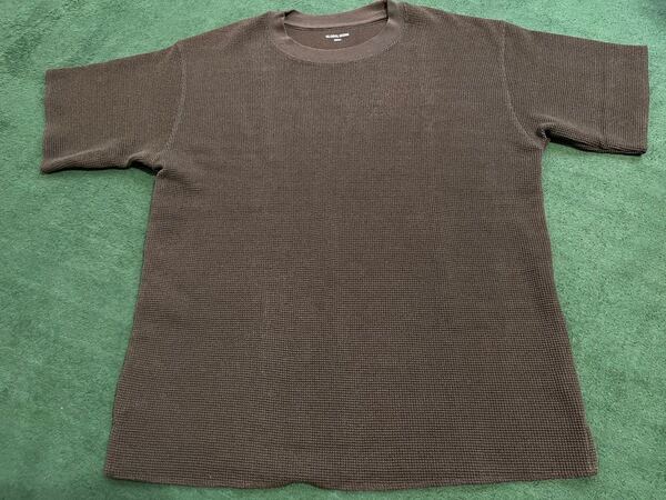 グローバルワーク メンズ ドライワッフルTシャツ