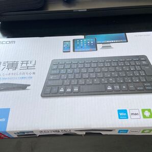 Bluetooth薄型ミニキーボード TK-FBP100BK (ブラック)