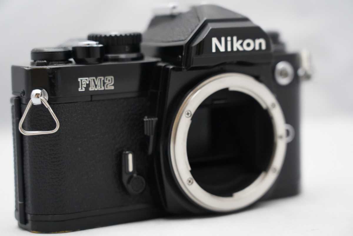 ☆大人気のフィルムカメラ☆ ニコン ニューFM2 ボディ NIKON NEW FM 2 Body No.N8581119 希少なブラック おススメの1品 お見逃しなく