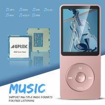 【送料無料】新型MP3プレーヤー 最大70再生時間 ロスレス音質 超軽量 音楽プレーヤー 内蔵容量8GB マイクロSDカード対応(Bluetooth なし）_画像3