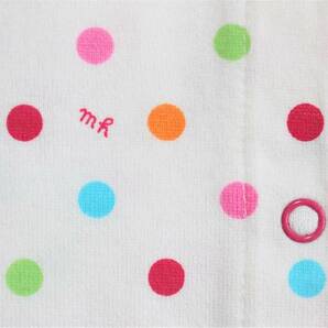 87 新品本物即決 80cm ミキハウス 日本製 MIKI HOUSE ショートオール 女の子用 つなぎ 春夏ピンク出産準備ベビー服有名ブランドの画像5