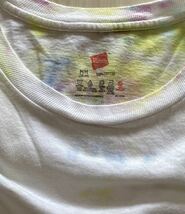 90年代ヴィンテージ『Hanes(ヘインズ)タイダイ染めTシャツ』シングルステッチ　Mサイズ　アメカジ古着半袖ビンテージファッション_画像2