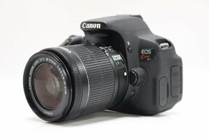 現状品 Canon キヤノン EOS Kiss X7i デジタル 一眼レフ カメラ 18-55mm レンズ 動作確認済み 6-H040/1/100