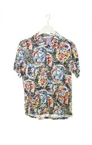 * HYSTERIC GLAMOUR Hysteric Glamour Skull aro is short sleeves shirt 2AH-7460 sizeF total pattern 103