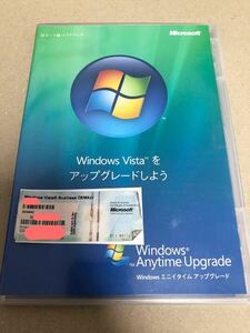 ★中古品 /Windows Vista Anytime Upgrade エニイタイム アップグレード 32ビット版 ☆プロダクトキー付★