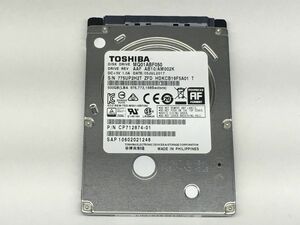 【即納/送料無料】 TOSHIBA MQ01ABF050 500GB/7mm/5400RPM 使用時間：540時間 /正常動作品（CrystalDiskInfo確認） (HD-T-020)