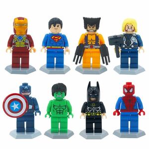 翌日発送 8体セット マーベル アベンジャーズ　ブロック ミニフィグ レゴ LEGO 互換 ミニフィギュア　eg