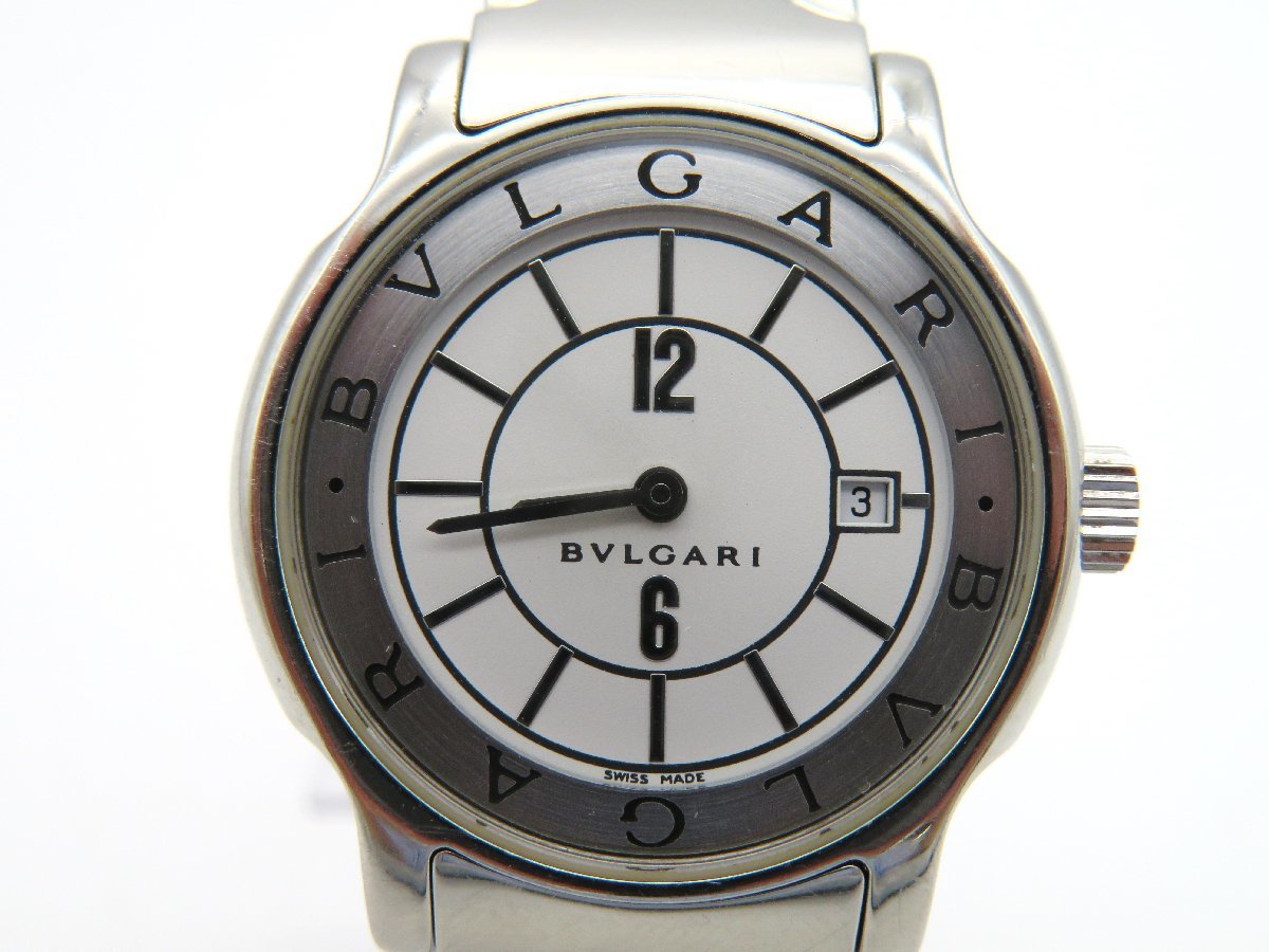 ヤフオク! -「BVLGARI 腕時計 ソロテンポ ST29S レディース 白」の落札 