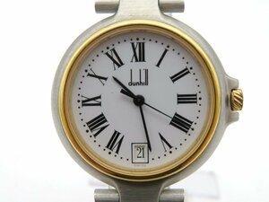 ◆1円◆稼働◆　ダンヒル　MQ6　ミレニアム 　白　クオーツ　ユニセックス　腕時計　箱　5300