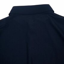 新品 DESCENTE デサント 吸水速乾 ストレッチ 鹿の子 ポロシャツ 半袖 ビッグロゴ ゴルフ (サイズ:M)_画像4