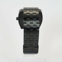 NIXON ニクソン TIME TRACKER ALL BLACK タイムトラッカー オールブラック 腕時計 メンズ クオーツ 37mm A1245-001-00_画像6