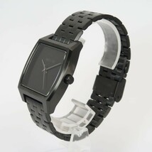 NIXON ニクソン TIME TRACKER ALL BLACK タイムトラッカー オールブラック 腕時計 メンズ クオーツ 37mm A1245-001-00_画像4