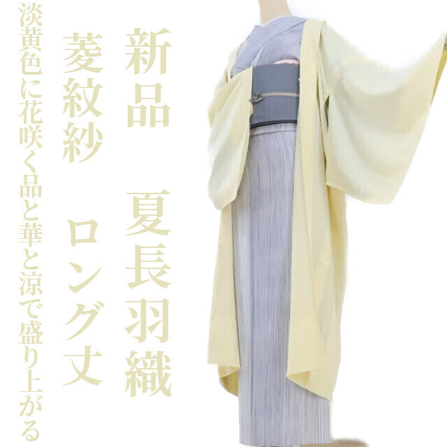 福袋 新品 単衣 単衣 暈し 着物 Begin掲載 着物 仕付け糸付“おぼろげな